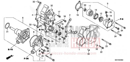 WATER PUMP VFR800XD de 2013